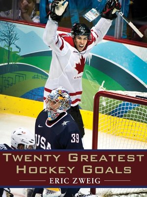 cover image of Twenty Greatest Hockey Goals